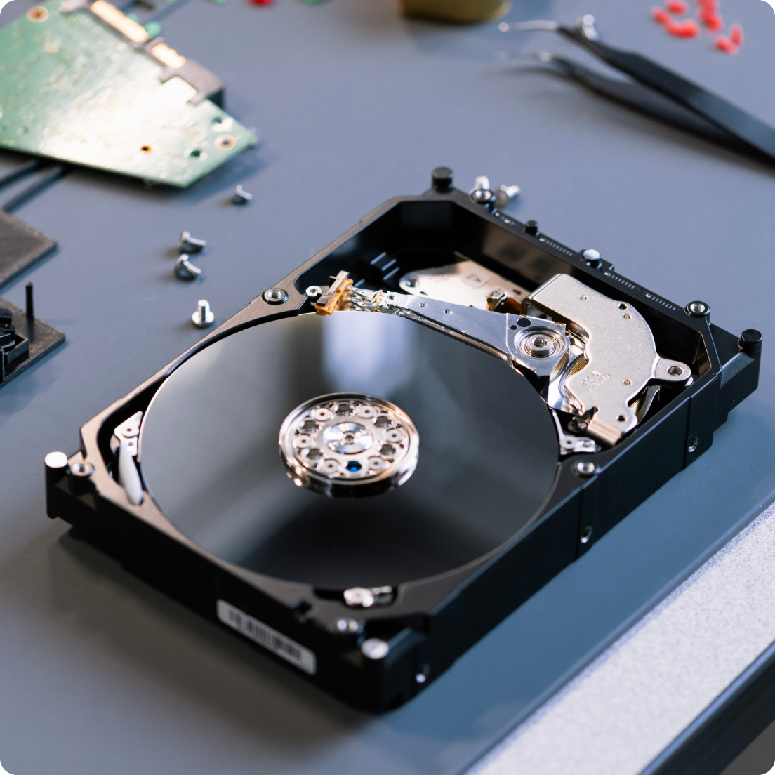 Hard drive data recovery evaluation